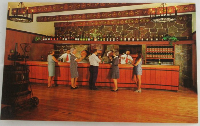 "Swiss Colony Winery" VINTAGE POSTCARD Asti California