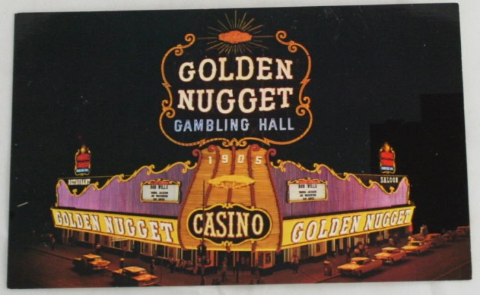 "Golden Nugget" VINTAGE POSTCARD Las Vegas Nevada