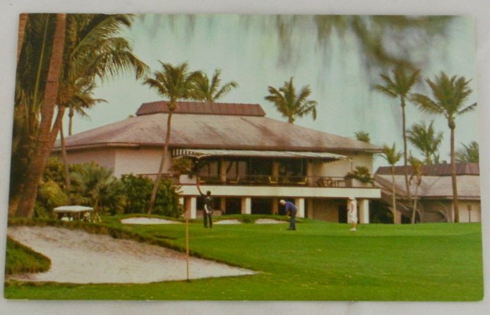 "The Breakers" VINTAGE POSTCARD Palm Beach Florida