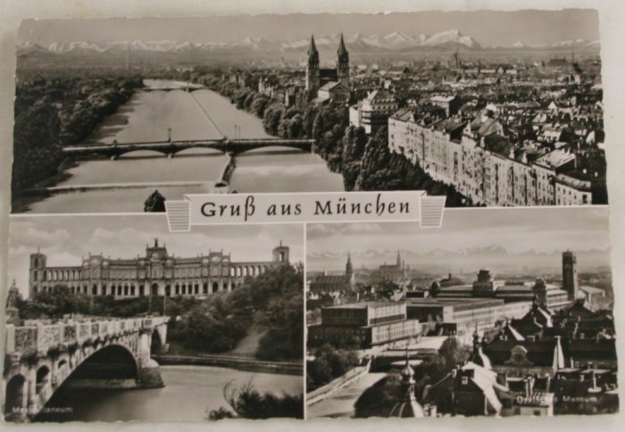 POSTCARD Germany-Bavaria-Gruß aus München