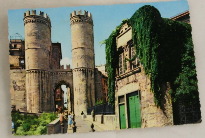 POSTCARD Italy,Genova,Piazza Dante Towers