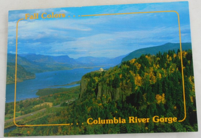 POSTCARD Columbia River Gorge,Oregon OR