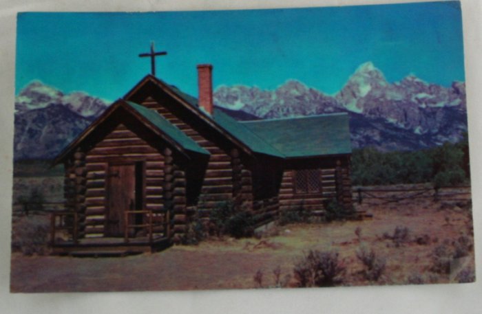 Color Postcard VINTAGE POSTCARD Grand Teton Nat'l Mont