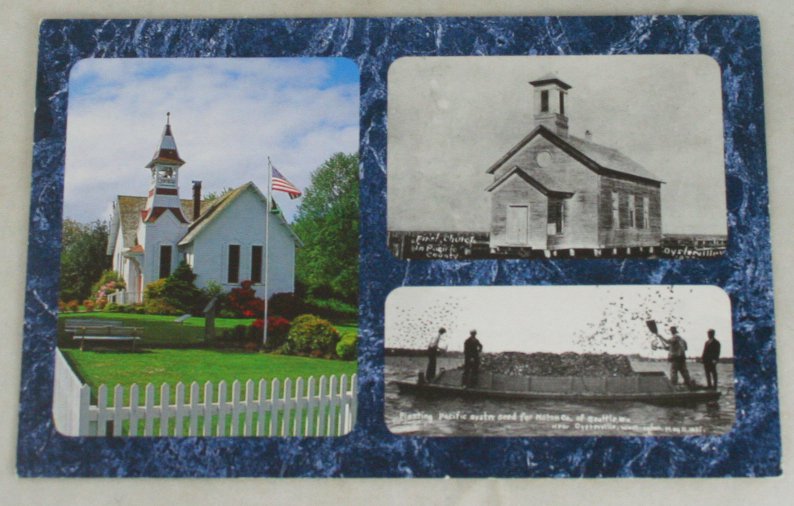 VINTAGE POSTCARD Washington,Oysterville,Historic Church