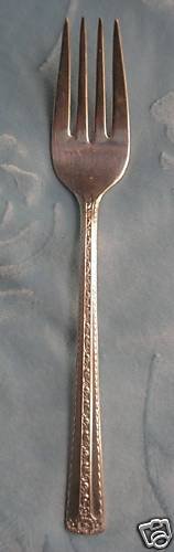 Rogers Silver Plate Spring Bouquet Salad Dessert Fork