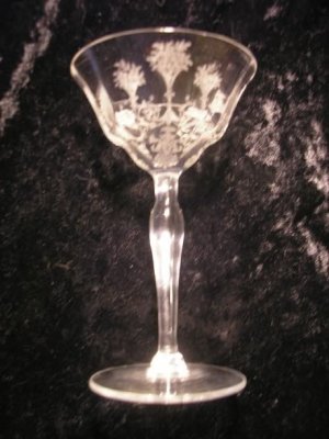 Morgantown Mayfair Etched Galaxy Optic Cocktail Crystal