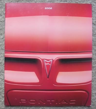 2002 Pontiac Full Line Dealer Sales Brochure