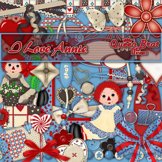 I Love Annie Scrappers Kit