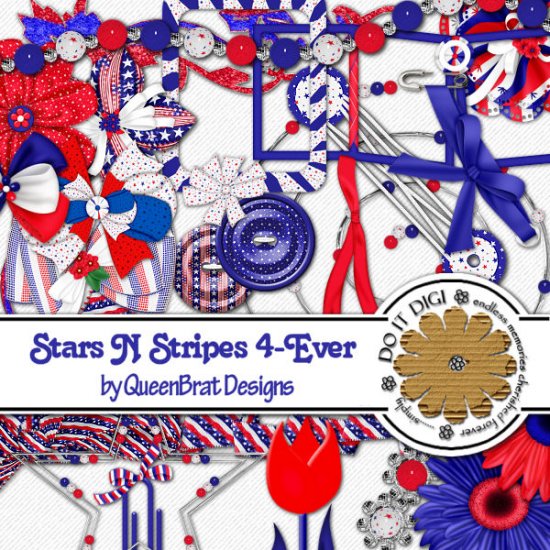 Stars N Stripes Scrappers Kit