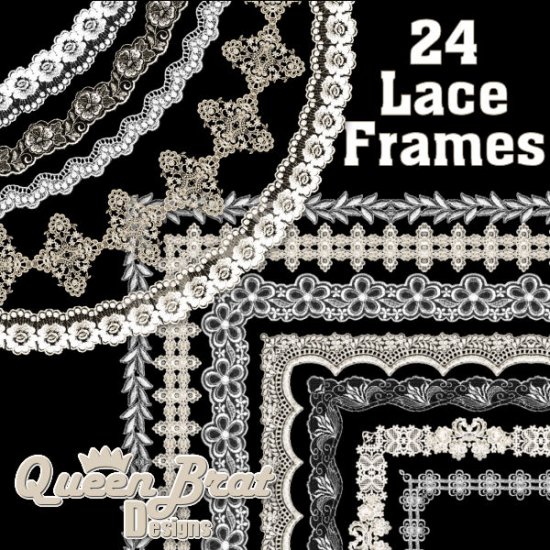 Lace Frames Pack 1