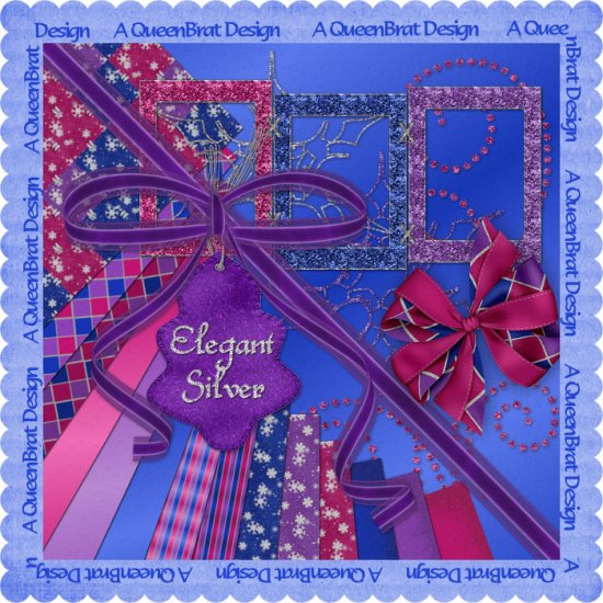 Elegant Silver Scrappers Kit