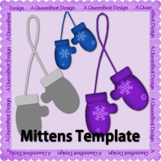 Mittens Template