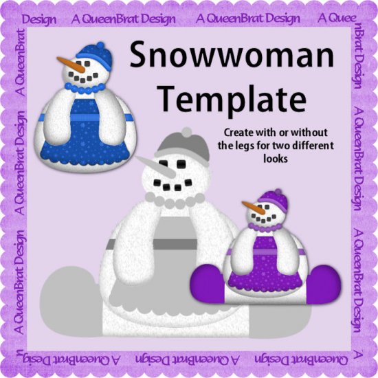 Snowwoman Template