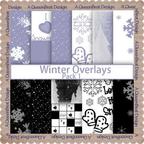 Winter Overlays Pack 1