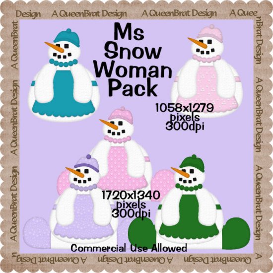 Ms Snow Woman Pack