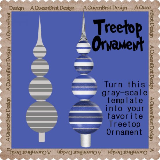 Treetop Ornament Template