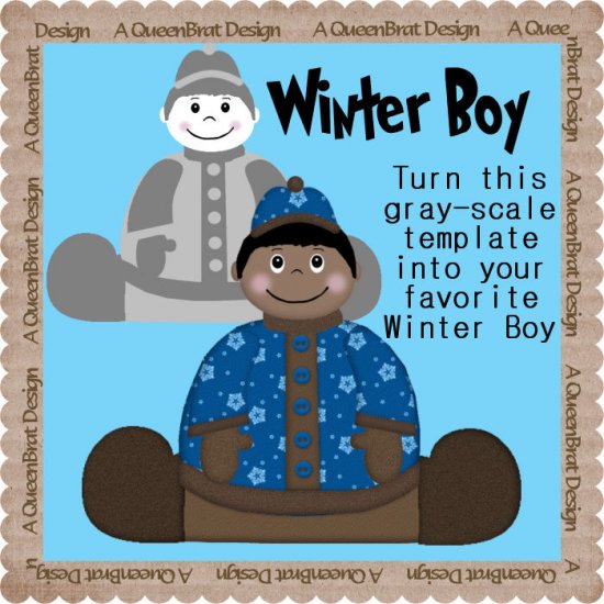 Winter Boy Template