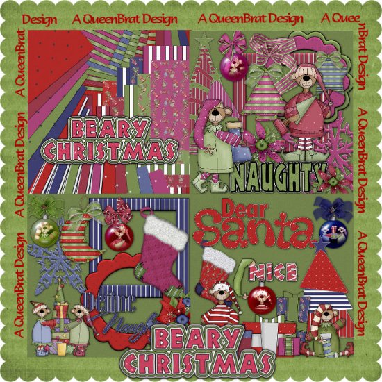 Beary Christmas Scrappers Kit