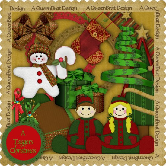 A Taggers Christmas Scrapper Kit