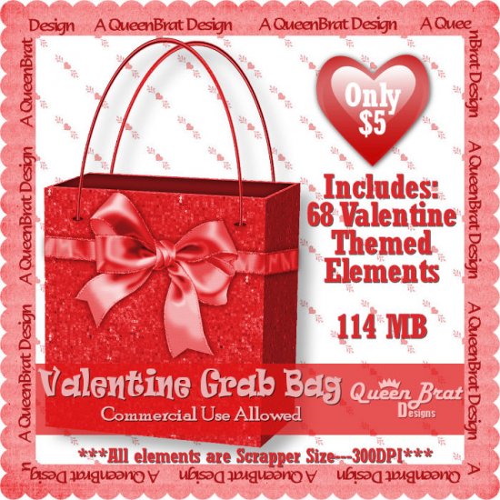 Valentine Grab Bag - Scrapper Size