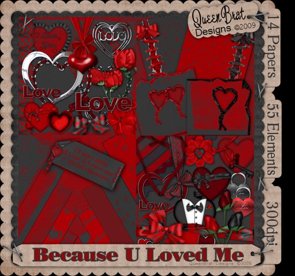 Because U Loved Me Scrapper