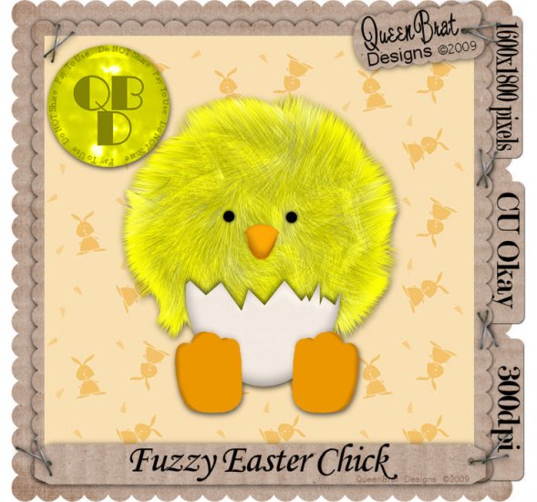 Fuzzy Easter Chick