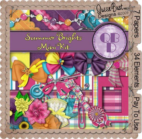 Summer Brights Mini Scrappers