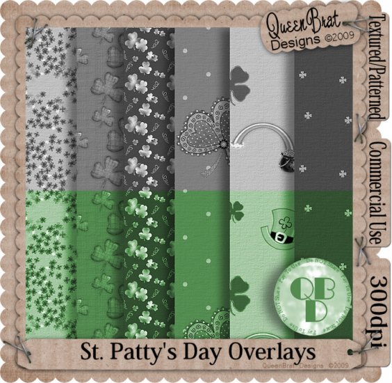 St. Patty's Overlays