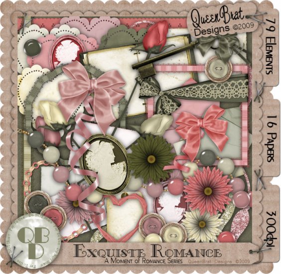 Exquisite Romance Scrappers Kit