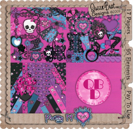Pretty N Punk Scrappers Kit