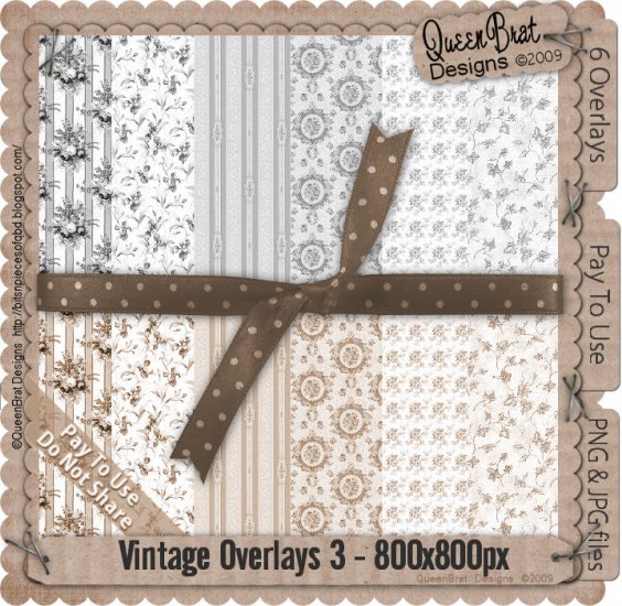 Vintage Overlays Pack 3-Taggers