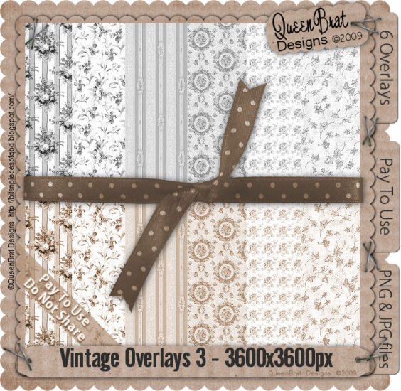 Vintage Overlays Pack 3-Scrapper