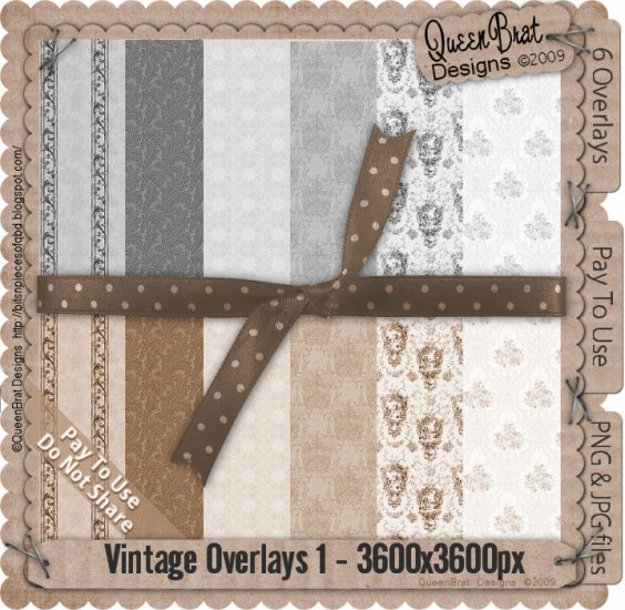 Vintage Overlays Pack 1-Scrapper