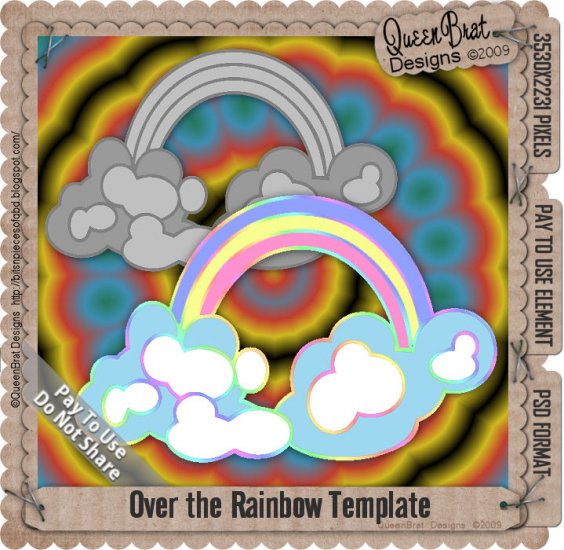 Over the Rainbow Template