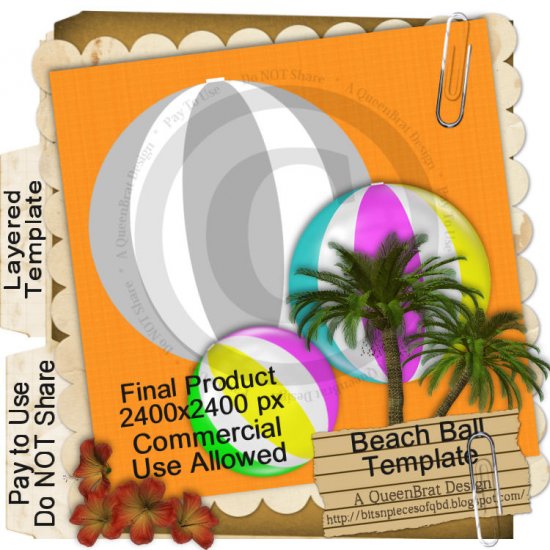 Beach Ball Template
