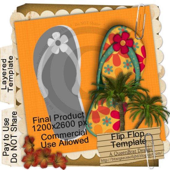 Flip Flop Template