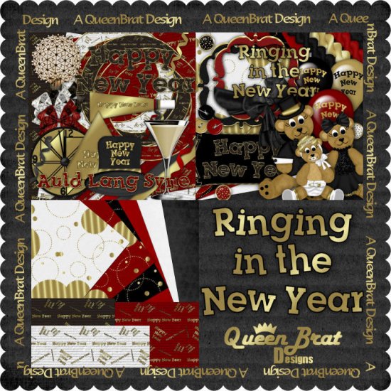 Ringing In The New Year Scrappers Kit