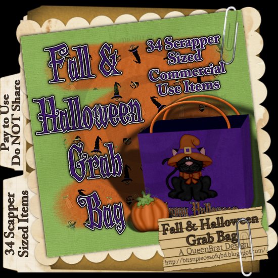 Fall and Halloween Grab Bag Scrapper
