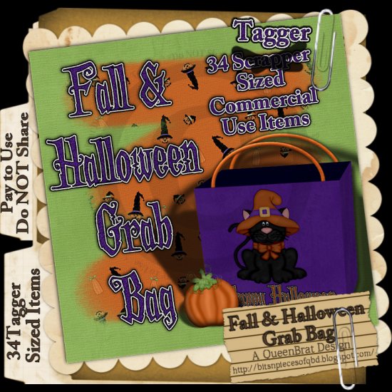 Fall and Halloween Grab Bag Tagger