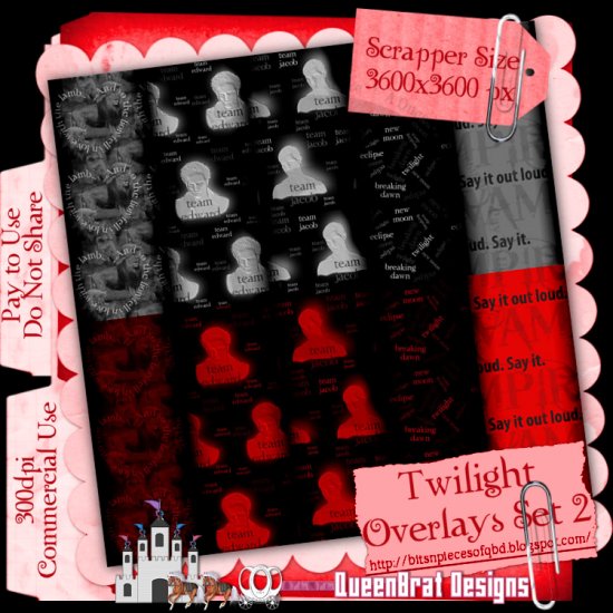 Twilight Overlays Set 2 Scrapper