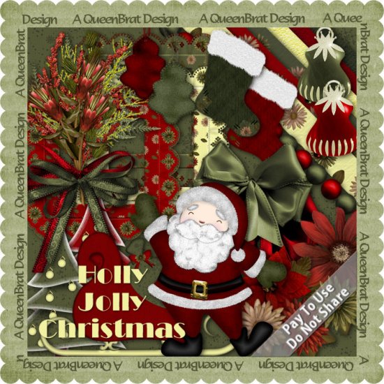 Holly Jolly Christmas Scrappers Kit