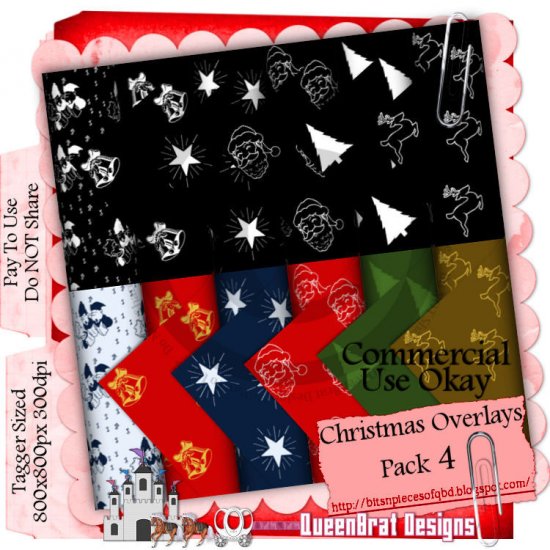 Christmas Overlays 2009 Taggers Pack 4