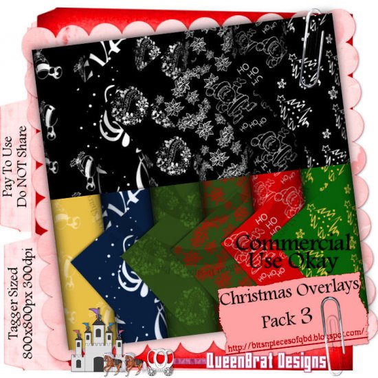 Christmas Overlays 2009 Taggers Pack 3