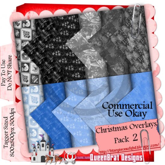 Christmas Overlays 2009 Taggers Pack 2