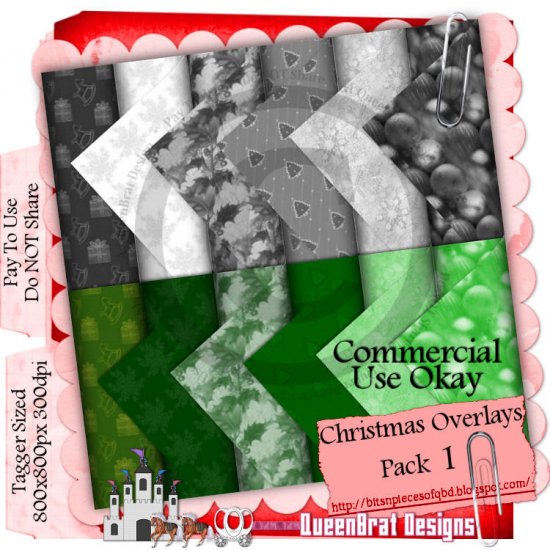 Christmas Overlays 2009 Taggers Pack 1