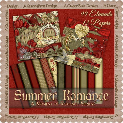 Summer Romance Scrappers Kit