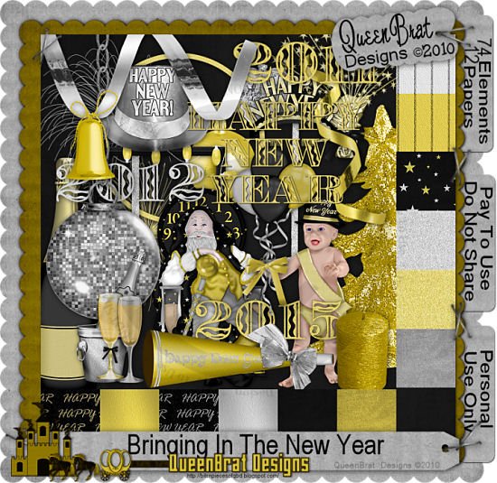 Bringing In The New Year Scrapper