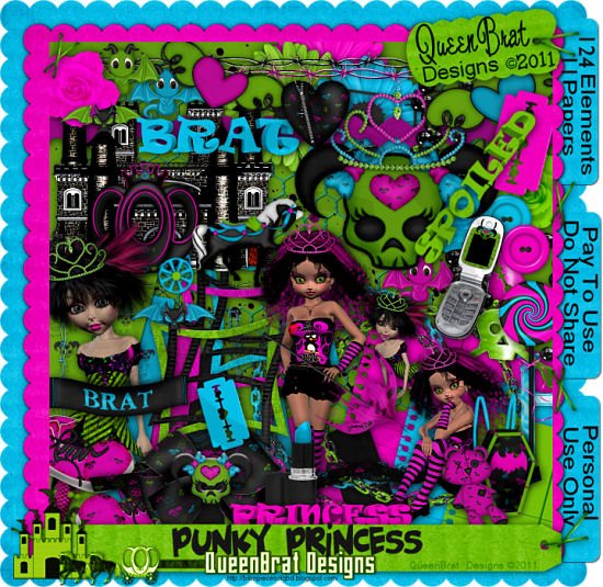 Punky Princess Scrapper