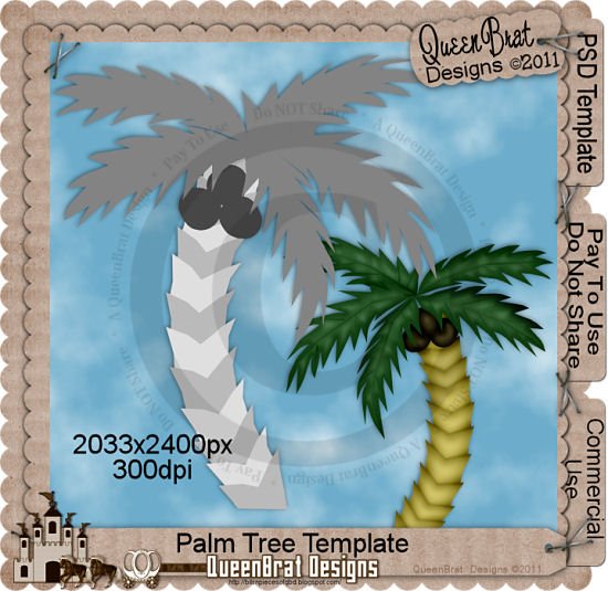 Palm Tree Template