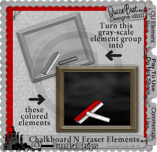 Chalkboard N Eraser Elements
